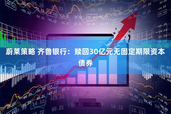 蔚莱策略 齐鲁银行：赎回30亿元无固定期限资本债券